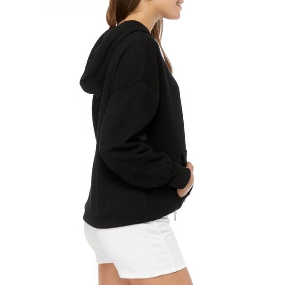 new BLACK Tommy Hilfiger Women's Sport Athleisure Hoodie Sweatshirt - Size Small - Picture 2 of 6